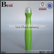 15ml plastic roller nice shape perfume bottle, printing type nice shape perfume bottle
